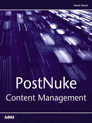 cover image of PostNuke Content Management